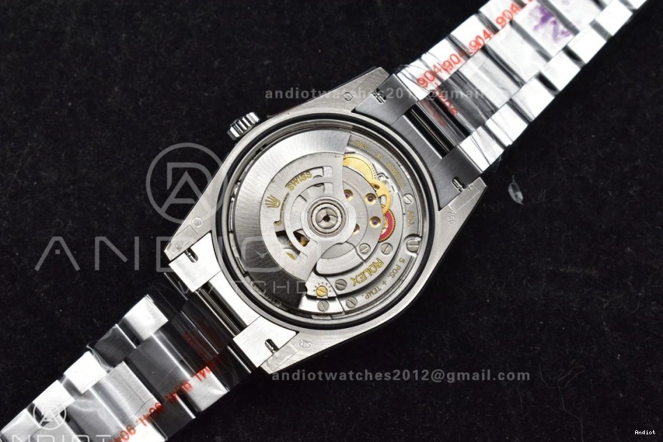 Dial 36 (Gain Diamond 904L Steel on Weight) SS Grey Bracelet vr3255 Best QF Edition V5 President DayDate 0601